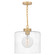 Abner One Light Mini Pendant in Aged Brass (10|ABR1512AB)
