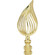 Finial in Polished Brass (230|90-1743)