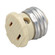 Socket Plug Adapter in Ivory (230|90-546)