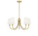 Cameron Five Light Chandelier in Warm Brass (51|1-2540-5-322)