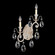 Renaissance Two Light Wall Sconce in Black (53|3758-51)