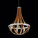 Crystal Empire LED LED Pendant in Grizzly Black (53|SCE120DN-LB1S)