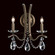 Vesca Two Light Wall Sconce in Antique Silver (53|VA8332N-48H)