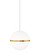 Hanea LED Pendant in Natural Brass (182|700MPHNENB-LEDS930)