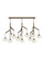 Sedona LED Chandelier in Aged Brass (182|700SDNMPL3CR-LED927)
