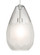 Briolette One Light Pendant in Satin Nickel (182|700TDBRLGFS)