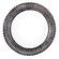 Tanaina Mirror in Metallic Silver w/Black (52|09175)