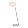 Ordino One Light Floor Lamp in Brushed Nickel (52|28108)