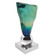 Van Teal Art Sculpture in Tangy Green and Royal Blue (247|524935)