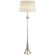 Dover One Light Floor Lamp in Burnished Silver Leaf (268|ARN 1002BSL-L)