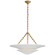 Mollino LED Chandelier in Hand-Rubbed Antique Brass (268|ARN 5425HAB-PW)