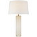 Fallon LED Table Lamp in White Glass (268|CHA 8435WG-L)