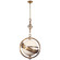 Zodiac Two Light Lantern in Antique-Burnished Brass (268|CHC 2112AB-WG)