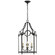 French Market Three Light Lantern in Blackened Rust (268|CHC 3414BR)