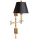 Dorchester Swing Arm One Light Swing Arm Wall Lamp in Antique-Burnished Brass (268|CHD 5102AB-B)