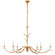 Iberia Six Light Chandelier in Antique Gold Leaf (268|JN 5076AGL)