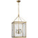 Rossi LED Lantern in Antique-Burnished Brass (268|JN 5087AB-CG)