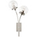 Prescott Two Light Wall Sconce in Polished Nickel (268|KS 2408PN-CG)