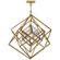 Cubist One Light Chandelier in Gild (268|KW 5020G-CG)