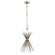 Strada One Light Chandelier in Burnished Silver Leaf (268|KW 5077BSL)