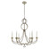 Milan Six Light Chandelier in Venetian Silver (268|NW 5031VS)