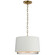 Sydney LED Pendant in Soft Brass (268|S 5121WHT/CG)