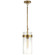 Presidio One Light Pendant in Hand-Rubbed Antique Brass (268|S 5673HAB-CG)