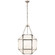 Morris Three Light Lantern in Polished Nickel (268|SK 5008PN-WG)