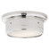 Siena2 Two Light Flush Mount in Polished Nickel (268|SS 4015PN-WG)