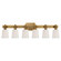 Bryant Bath Six Light Linear Bath Sconce in Hand-Rubbed Antique Brass (268|TOB 2154HAB-WG)