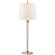Lyra One Light Buffet Lamp in Hand-Rubbed Antique Brass and Crystal (268|TOB 3943HAB-L)