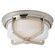 Milton Two Light Flush Mount in Polished Nickel (268|TOB 4013PN-WG)