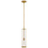 Calix One Light Pendant in Hand-Rubbed Antique Brass (268|TOB 5276HAB-CG)