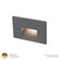 4011 LED Step and Wall Light in Bronze on Brass (34|4011-30BBR)
