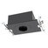 Volta LED Recessed Housing in Aluminum (34|R4RCT-36)