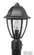 Everstone One Light Post Mount in Blackstone (301|S21TC-BK)