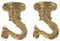 Swag Hook 1 1/2'' Swag Hook Kit in Polished Brass (88|7045000)
