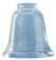 Glass Bell Shade Shade in Clear Seeded (88|8109500)