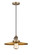Franklin Restoration One Light Mini Pendant in Brushed Brass (405|201CSW-BB-MFR-BB-12)