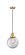 Franklin Restoration One Light Mini Pendant in Satin Gold (405|201CSW-SG-G202-8)