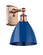 Ballston One Light Wall Sconce in Antique Copper (405|516-1W-AC-MBD-75-BL)