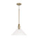 Greer One Light Pendant in Aged Brass (65|345811AD)