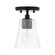 Baker One Light Pendant in Matte Black (65|346911MB-533)