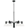 Greer Six Light Chandelier in Matte Black (65|445861MB-528)