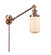 Franklin Restoration LED Swing Arm Lamp in Antique Copper (405|237-AC-G311-LED)