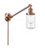 Franklin Restoration LED Swing Arm Lamp in Antique Copper (405|237-AC-G312-LED)