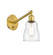 Ballston One Light Wall Sconce in Satin Gold (405|317-1W-SG-G392)
