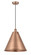 Edison LED Mini Pendant in Antique Copper (405|616-1P-AC-MBC-16-AC-LED)