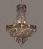 Regency II Eight Light Chandelier in Gold Plate (92|1855 G SMK)
