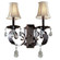 Manilla II Two Light Wall Sconce in English Bronze (92|68312 EB WOS)